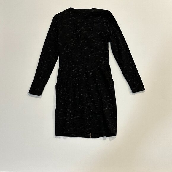 Dynamite Black Dress Front Gold Zipper Size Small - Picture 5 of 5